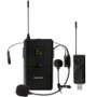 Fonestar WI-MIC Micrófono inalámbrico de cabeza y solapa UHF